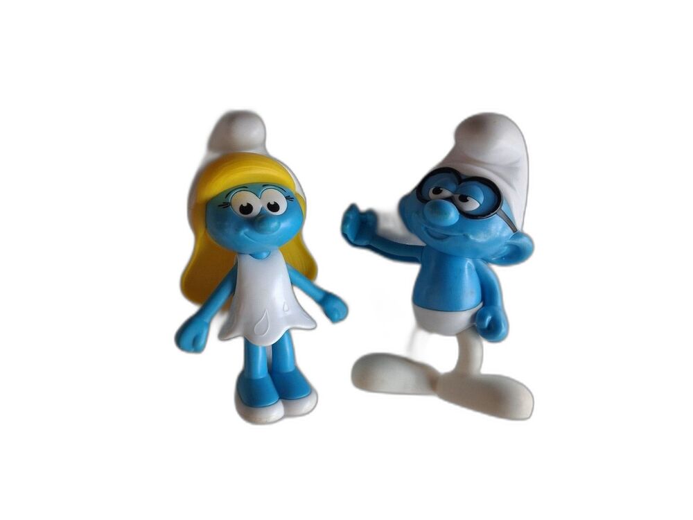 BRAINY & SMURFETTE Burger King Toy Figure Peyo 2016